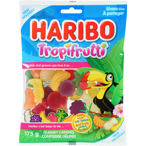 Haribo Confiserie gélifiée Tropifrutti 175 g, 2,28 $/100g