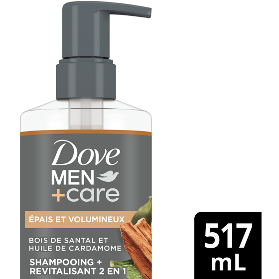 Dove Thick & Full 2-in-1 Shampoo + Conditioner Sandalwood & Cardamom Oil 517 ml, $2.32/100ml