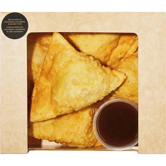 null Samosa aux légumes en paquet de 5 470 g, 1,28 $/100g