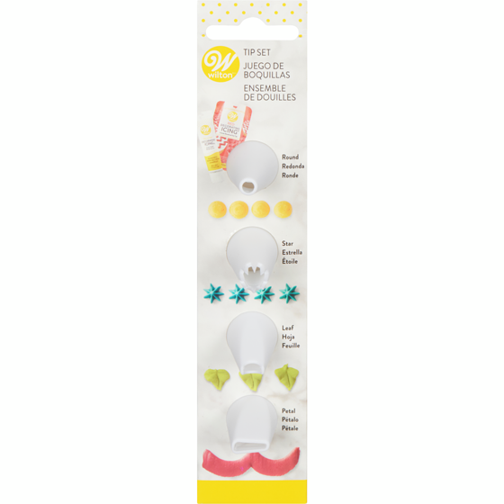 Wilton Tip Set 4 ea, $0.82/1ea