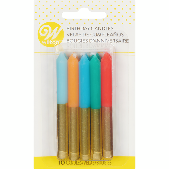 Wilton Bougies d'anniversaire 10 ea, 0,30 $/1ch