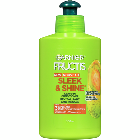 Garnier Sleek & Shine Intensely Smooth Leave-In Conditioning Cream Frizzy, Dry Hair 300 ml, $3.16/100ml