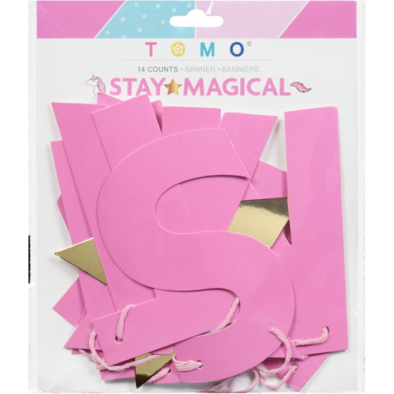 Tomo Unicorn Banner 1 ea, $4.00/1ea