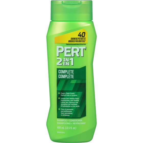 Pert 2 In 1 Shampoo + Conditioner Complete 400 ml, $1.62/100ml