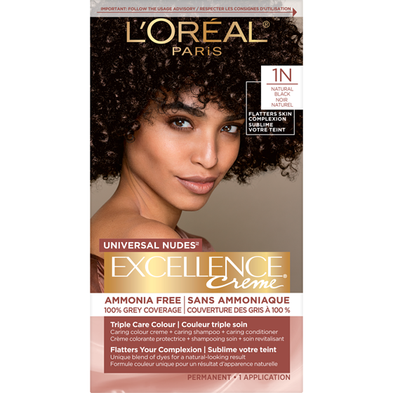 L'Oreal Paris Excellence Creme Triple Care Colour 1n Natural Black 1 ea, $16.99/1ea