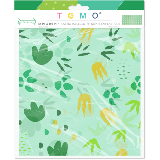 Tomo Dinosaur Plastic Tablecloth 1 ea, $3.00/1ea