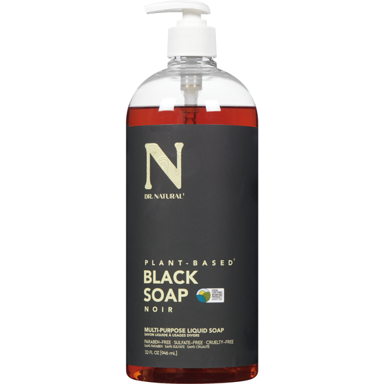 Dr. Natural Savon liquide à usages divers noir 946 ml, 2,32 $/100ml