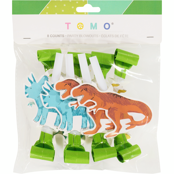 null Dinosaur 8ct Blowouts 1 ea, $2.00/1ea