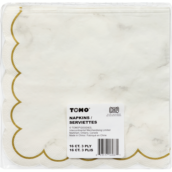 Tomo Generic 16ct Marble Napkins 1 ea, $2.50/1ea