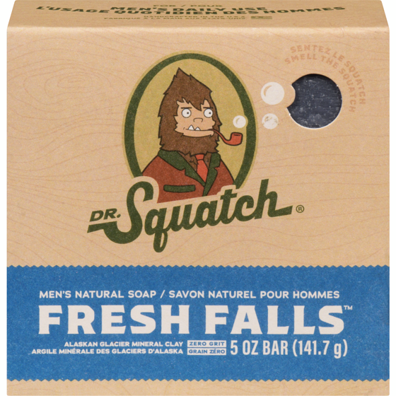 DR.Squatch Fresh Falls Bar Soap 141.7 g, $7.76/100g