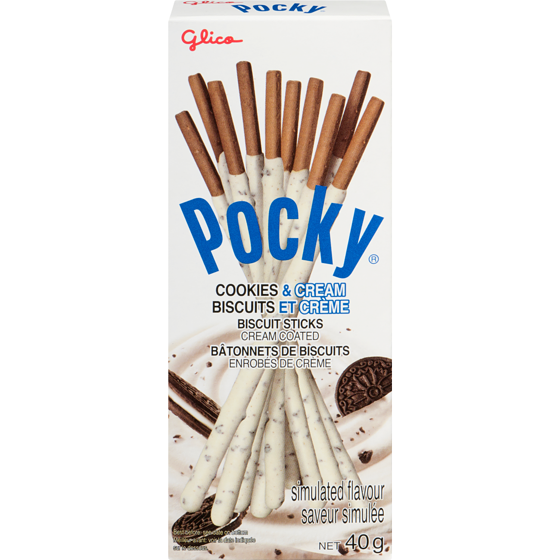 Glico Pocky Biscuit Sticks Cookies & Cream 40 g, $5.73/100g