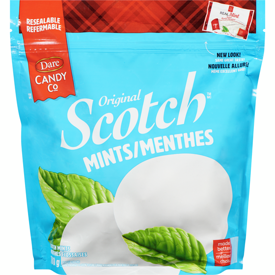 Dare Bonbons menthes écossaises original 700 g, 0,86 $/100g