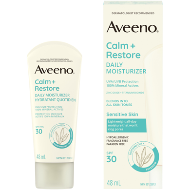 Aveeno Hydratant quotidien Calm + Restore Visage FPS 48 ml, 72,90 $/100ml