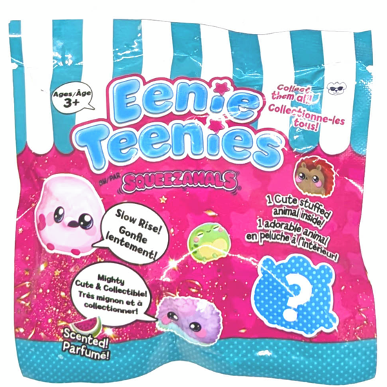 Squeezamals Eenie Teenies Core CDU 1 ea, $4.00/1ea