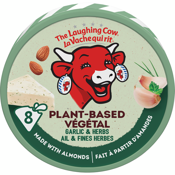The Laughing Cow Plant-Based Spread Plant-Based Garlic & Herbs 128 g, $4.13/100g