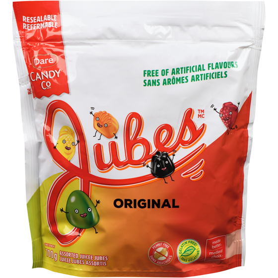 Dare Juicee Jubes 700 g, 0,86 $/100g