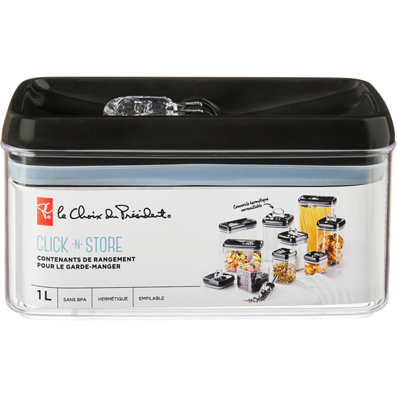 le Choix du Président Contenants de rangement pour le garde-manger Click-N-Store 1 ea, 4,99 $/1ch