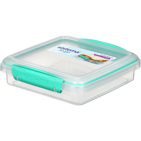 Sistema Sandwich Box To Go Lunch Box, Colour May Vary, 1 Pack 1 ea, $5.00/1ea
