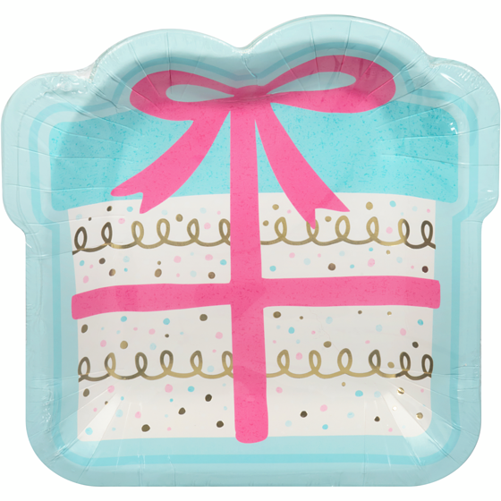 Tomo Generic 8ct Present Shaped Plates 1 ea, $3.00/1ea