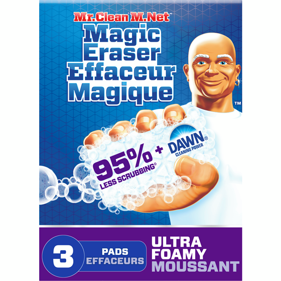 Mr. Clean Magic Eraser Sponge, Kitchen Grease, Clean Scent, 5ct 5 ea, $2.60/1ea