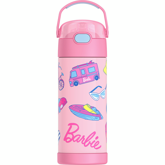 Thermos Stainless Steel Vacuum Insulated Straw Bottle With Bail Handle - Barbie 1 ea, $22.00/1ea
