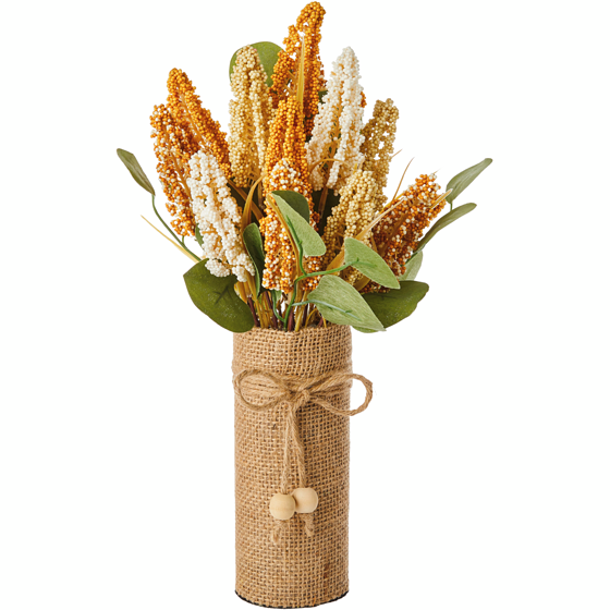 null Artificial Flowers in Vase - Green 1 ea, $16.00/1ea