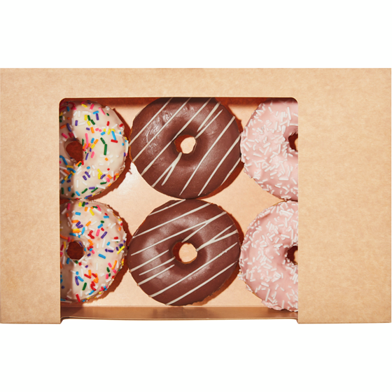 null Ring Donut Variety Pack, 6 Pack 476 g, $1.68/100g