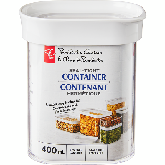 President's Choice Seal Tight Container  1 ea, $7.00/1ea