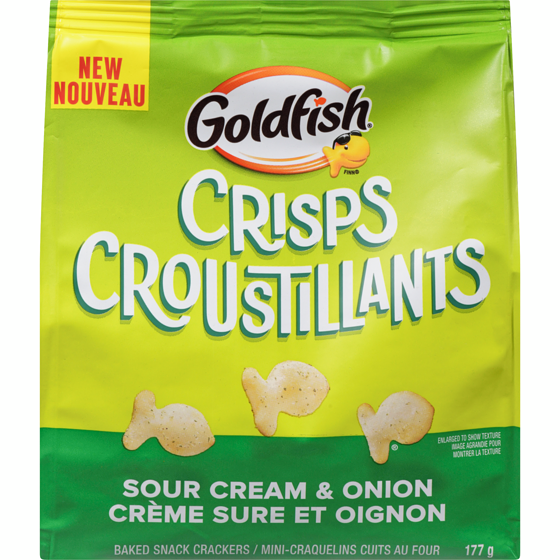 Pepperidge Farm Goldfish Crisps Snack Crackers Sour Cream & Onion 177 g, $1.97/100g