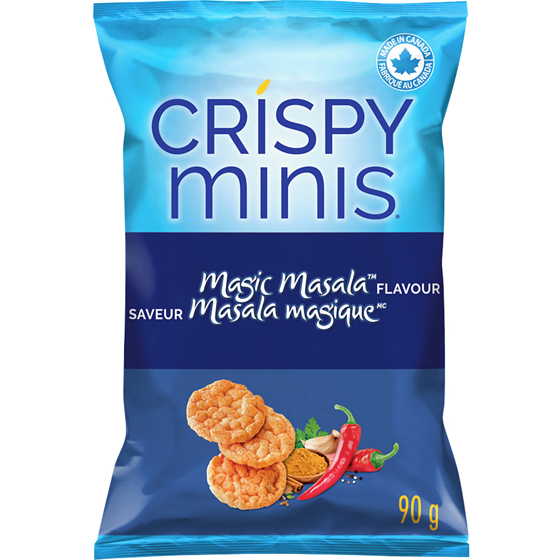 Quaker Crispy Minis Magic Masala Rice Cakes 90 g, $3.54/100g