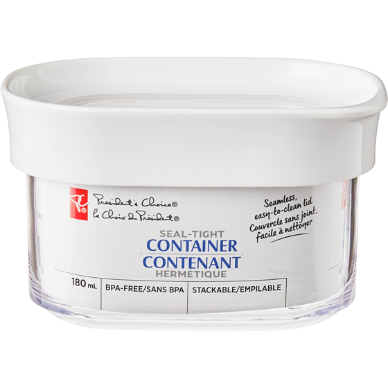 President's Choice Seal Tight Container  1 ea, $5.00/1ea