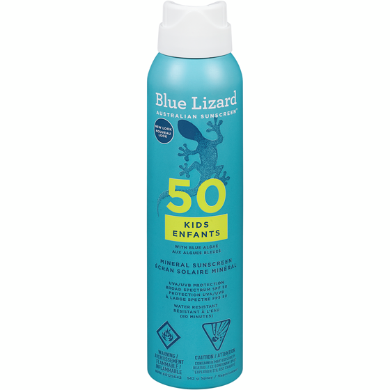 Blue Lizard Mineral Sunscreen Spray Kids Spf 50 142 g, $14.78/100g