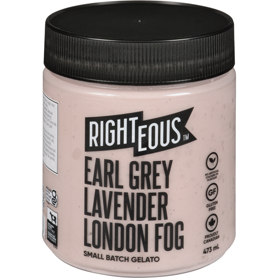 Righteous Small Batch Gelato Earl Grey Lavender London Fog 473 ml, $1.37/100ml