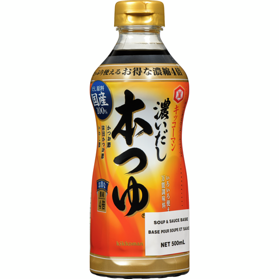 Kikkoman Hon Tsuyu Soup & Sauce Base 500 ml, $1.80/100ml