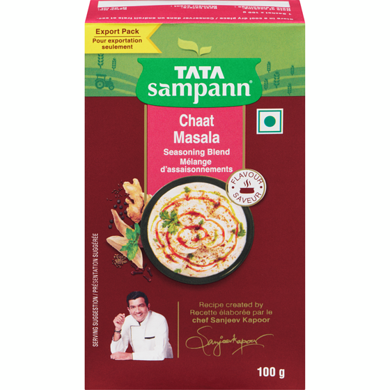 TATA Mélange d'assaisonnements chaat masala 100 g, 2,00 $/100g