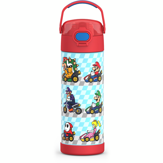 Thermos Stainless Steel Vacuum Insulated Hydration Bottle With Bail Handle - Mario 1 ea, $25.00/1ea