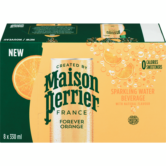 Maison Perrier Sparkling Water Beverage Forever Coconut 8x330.0 ml, $0.31/100ml