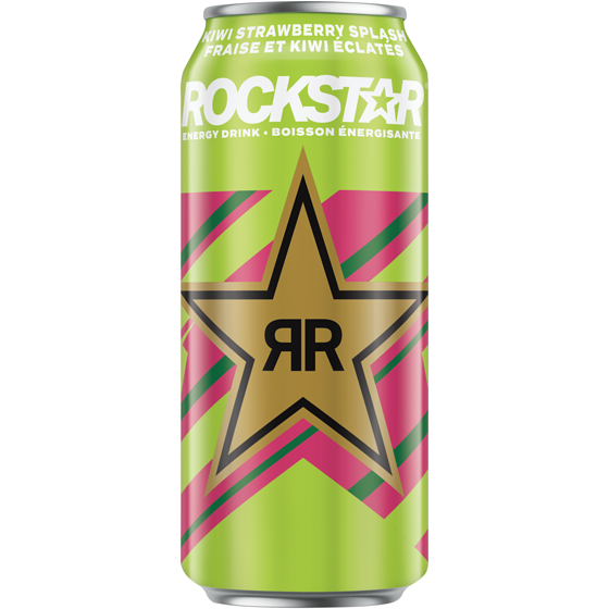 Rockstar Splash Fraise Kiwi  473 ml, 0,84 $/100ml