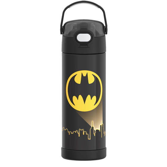 Thermos Bouteille d'hydratation isolée sous vide en acier inoxydable avec poignée sous caution - Batman 1 ea, 25,00 $/1ch