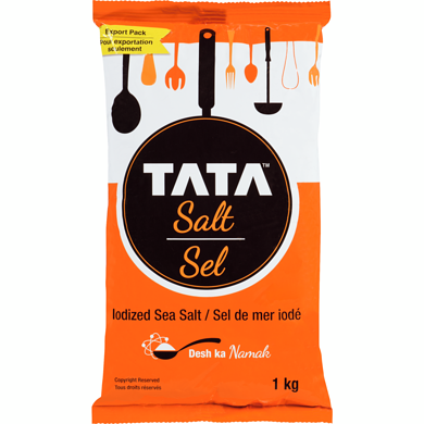 Tata Iodized Sea Salt 1000 g, $0.20/100g