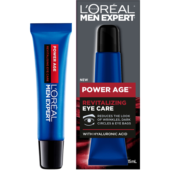 L'Oreal Paris Men Expert Power Age Revitalizing Eye Care, with Hyaluronic Acid 15 ml, $126.60/100ml