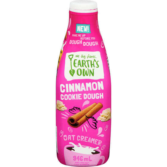 Earth's Own Dairy-Free Half & Half Cinnamon Cookie Dough Oat Creamer 946 ml, $0.72/100ml