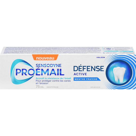 Sensodyne Dentifrice défense active menthe fraîche 75 ml, 11,99 $/100ml