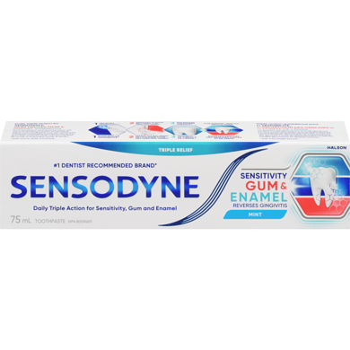 Sensodyne Sensitivity Gum & Enamel Mint Toothpaste 75 ml, $11.99/100ml