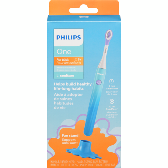 Philips One Battery Toothbrush For Kids Age 3+ 1 ea, $26.99/1ea