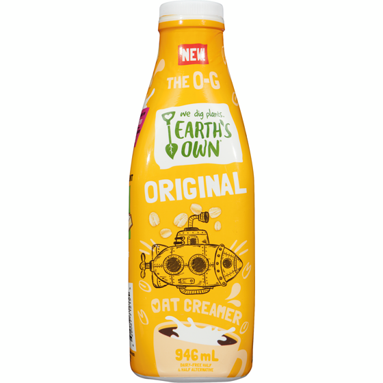 Earth's Own Oat Creamer, Original 946 ml, $0.69/100ml