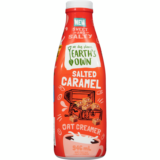 Earth's Own Oat Creamer, Salted Caramel 946 ml, $0.74/100ml