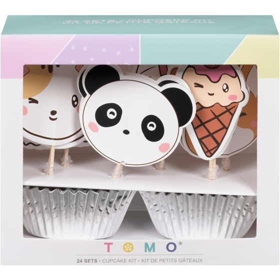 Tomo Kawaii 24 Sets Cupcake Kit 24 ea, $0.19/1ea