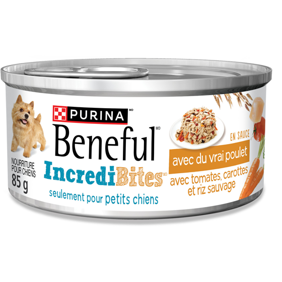 Purina (MD) Beneful(MD) IncrediBites(MD) avec du Vrai Poulet Pâté Nourriture pour Chiens 85 g 85 g, 1,52 $/100g