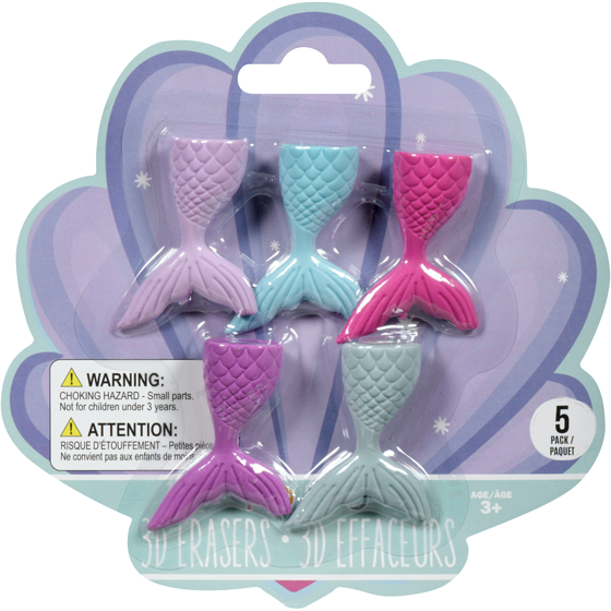 Tomo Mermaid3D Erasers 1 ea, $1.50/1ea